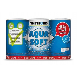Thetford - Aqua soft 6 rouleaux Thetford - Aqua soft 6 rouleaux