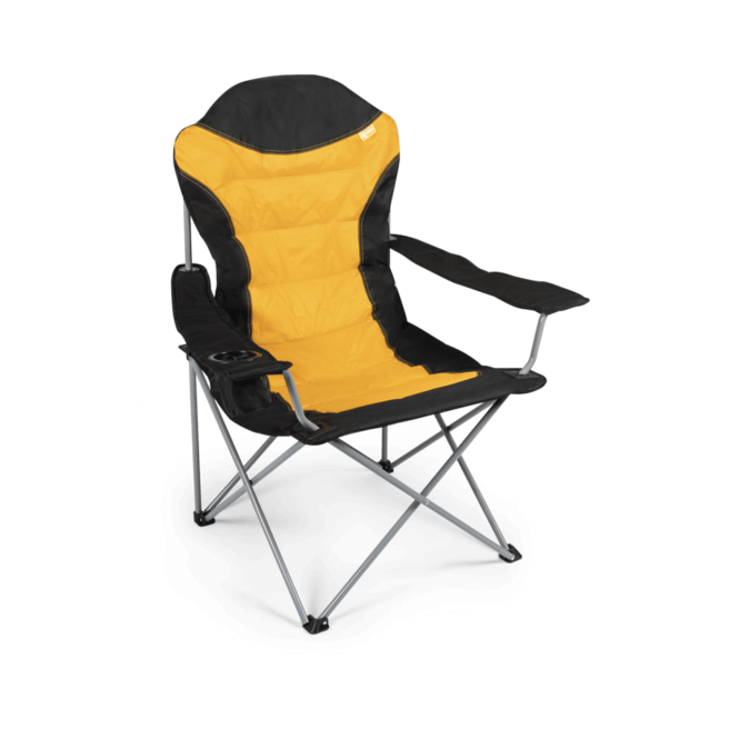 Chaise de camping à haut dossier pliable