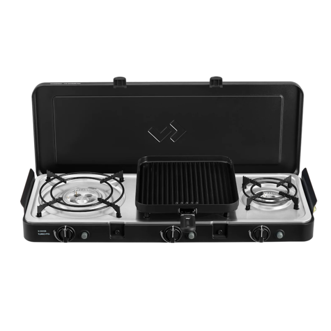 Réchaud 3 brûleurs camping Cadac Cook Turbo FFD Deluxe