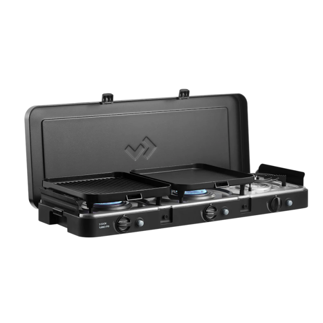 Réchaud 3 brûleurs camping Cadac Cook Turbo FFD Deluxe