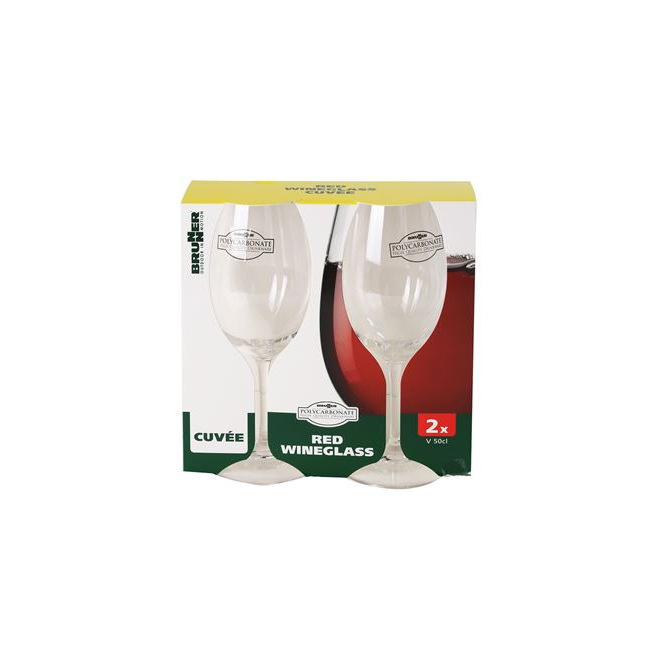 Brunner - Verres à vin rouge cuvée 2 PCS