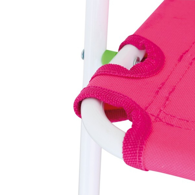 Chaise pliante rose pour enfant