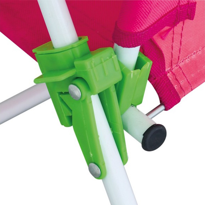 Chaise pliante rose pour enfant