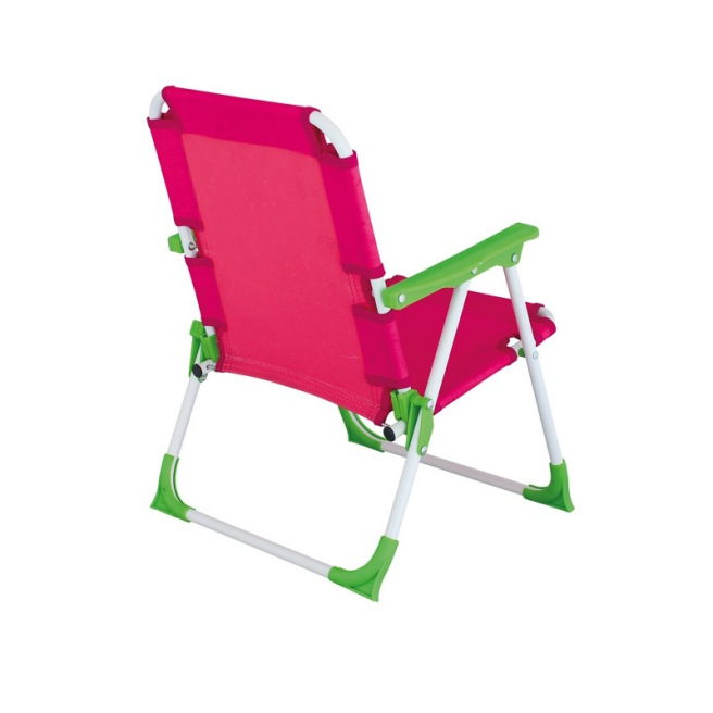 Chaise pliante rose pour enfant