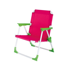 Chaise pliante rose pour enfant