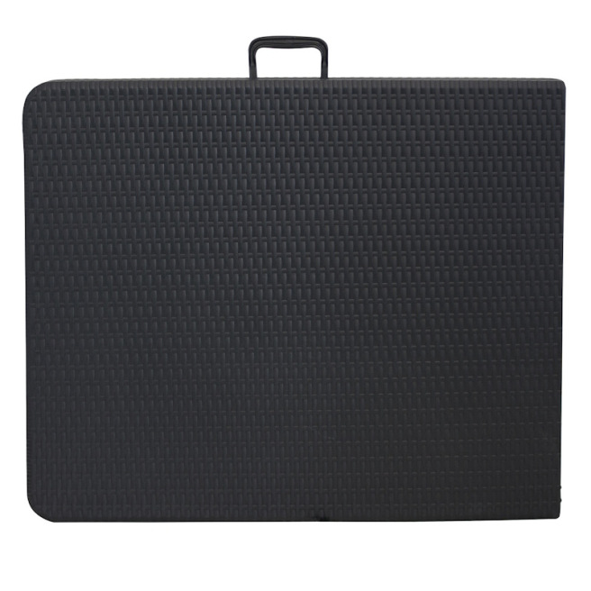 Table pliante extérieure effet rotin