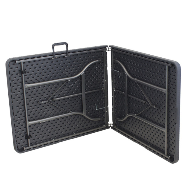 Table pliante extérieure effet rotin